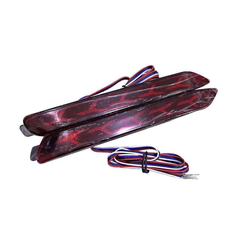 Auto ABS LED Rear Bumper Light Reflector Brake Lights for //Sienna/Venza// Car Assembly