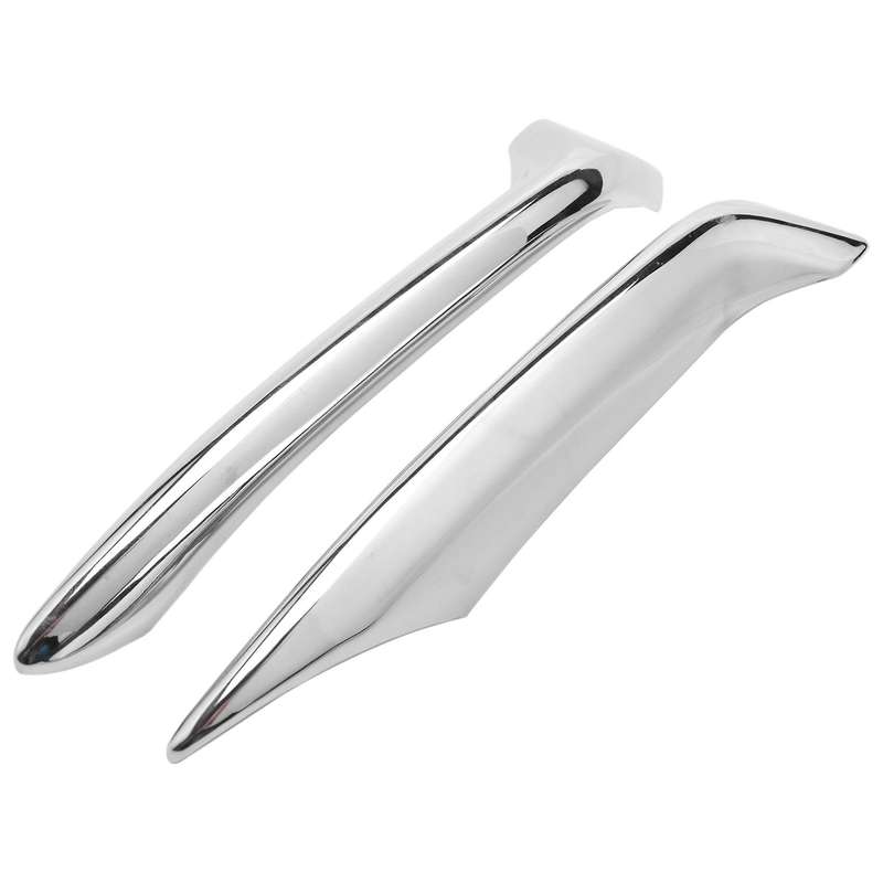 Auto Accessory Front Fog Lights Lamp Eyelid Eyebrow Cover Trim ABS Chrome Fit for J11 2018 2019 2020