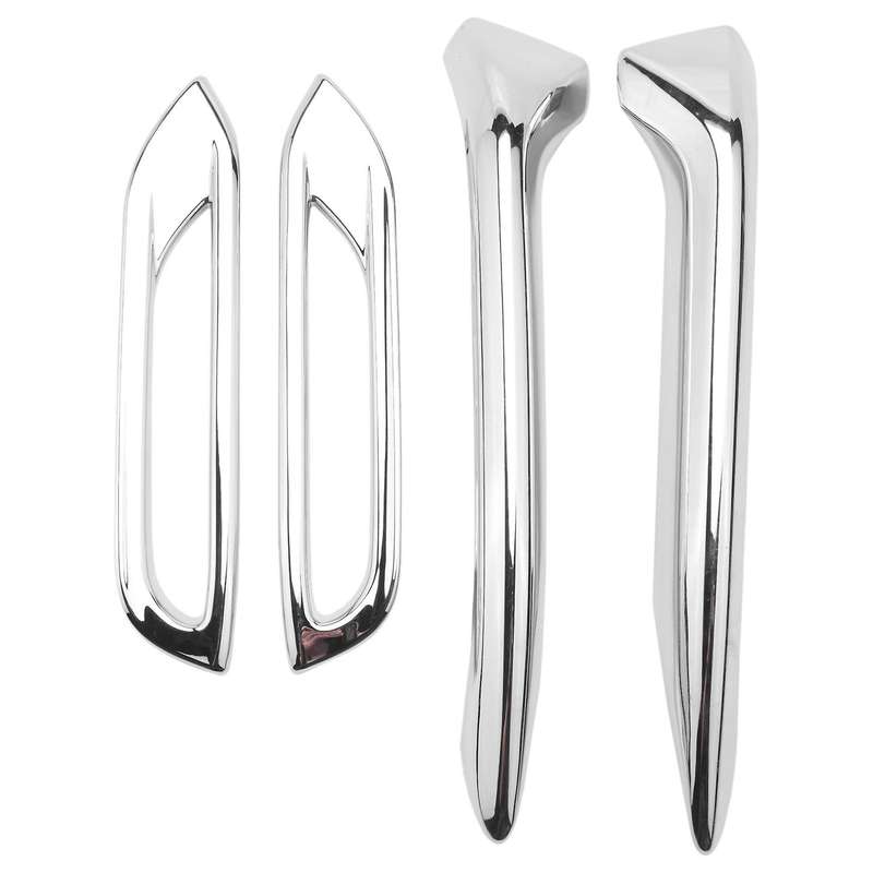 Auto Accessory Front Fog Lights Lamp Eyelid Eyebrow Cover Trim ABS Chrome Fit for J11 2018 2019 2020
