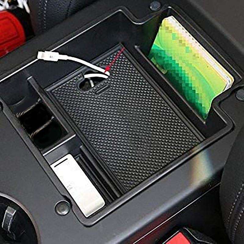 Auto Accessories Waterproof Central Console Armrest Storage Box Glove Secondary Tray Compatible for