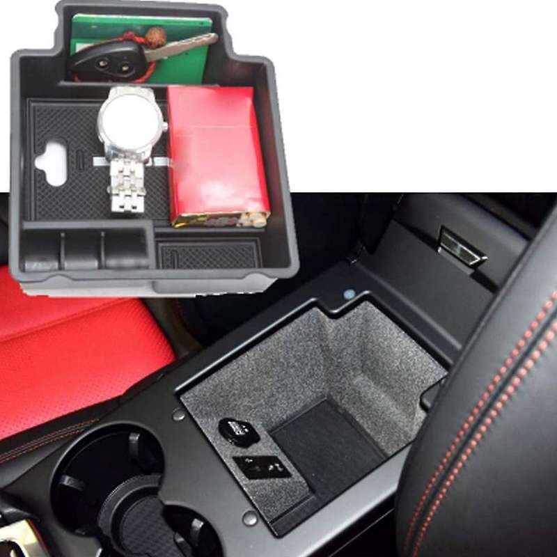 Auto Accessories Waterproof Central Console Armrest Storage Box Glove Secondary Tray Compatible for