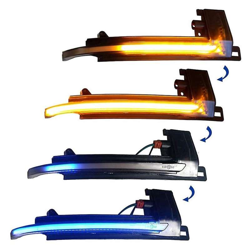 Auto Accessories Side Mirror Turn Signal Lamp Dynamic Blinker for A3 8P A4 A5 B8 Q3 A6 C6, Dynamic Y