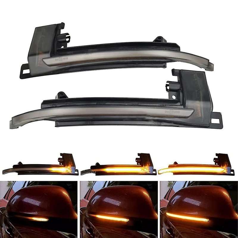 Auto Accessories Side Mirror Turn Signal Lamp Dynamic Blinker for A3 8P A4 A5 B8 Q3 A6 C6, Dynamic Y