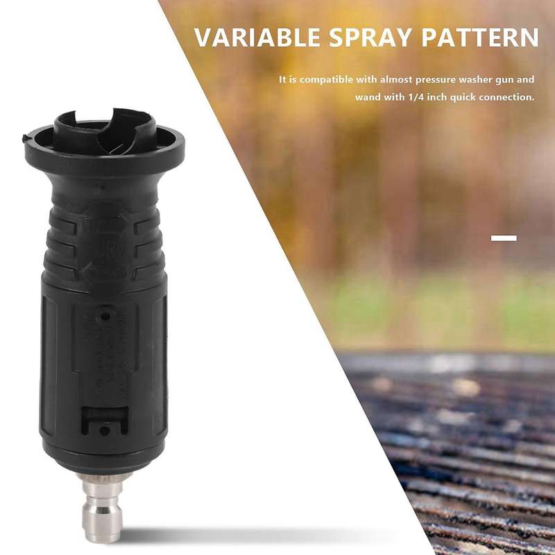 Auto Adjustable High Pressure Washer Nozzle Tips,1/4 Connector Plug