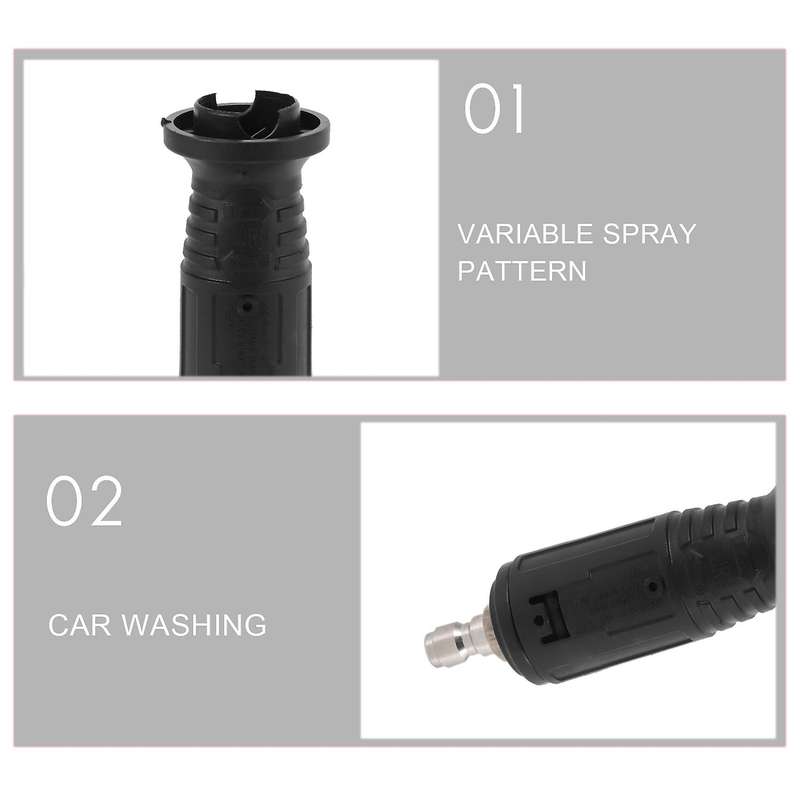 Auto Adjustable High Pressure Washer Nozzle Tips,1/4 Connector Plug