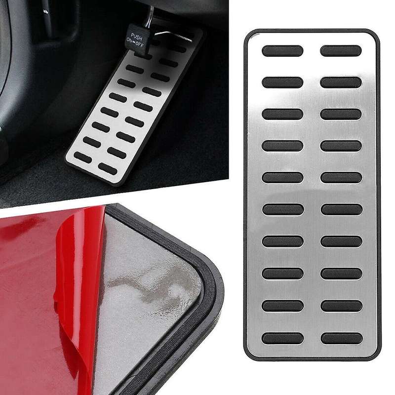 Auto Aluminium Footrest Left Foot Rest Pedal Cover Trim Fit for I30 K5