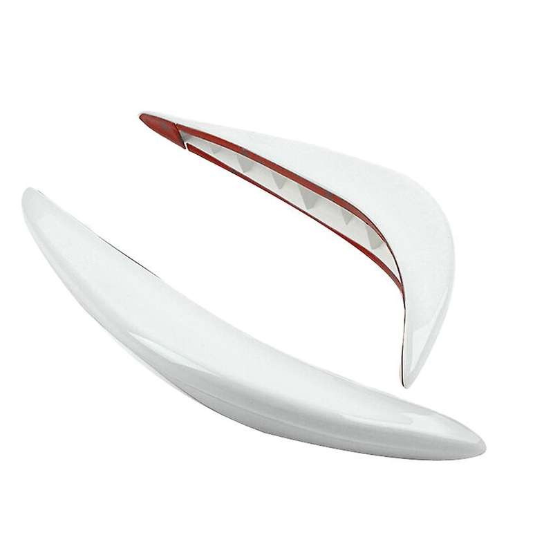 Auto Car Universal Accessories Bumper Corner Guard Cover Anti Scratch Protector Sticker White