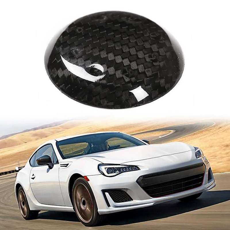 Auto Carbon Fiber Gear Head Knob Shift Cover Trim Shifter Lever Cover Decoration for 86/ BRZ 2012-20