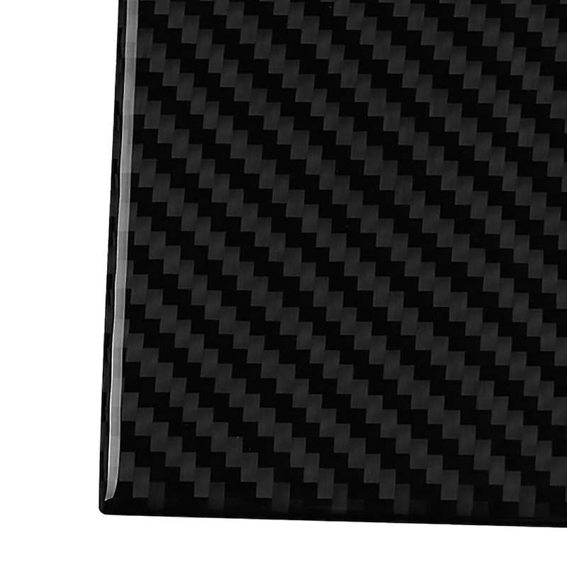Auto Carbon Fiber Central Gear Shift Panel Control Panel Decal Interior Modification for- A4L 2009-2