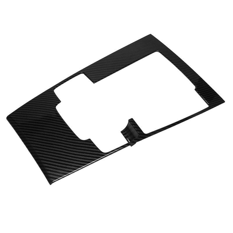 Auto Carbon Fiber Central Gear Panel Control Panel Decal Car Interior Modification for Axela 2019-20