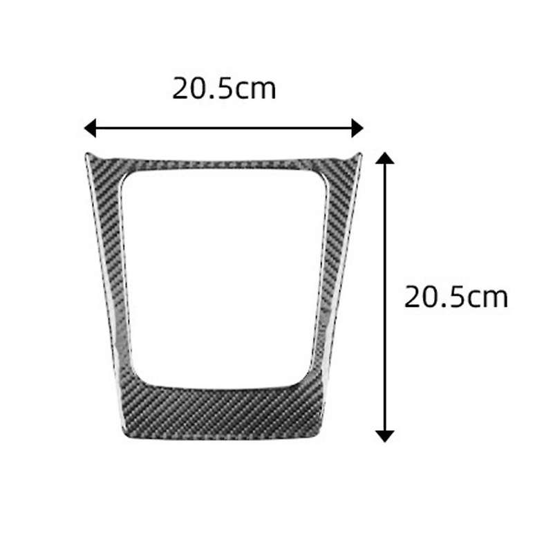 Auto Carbon Fiber Central Gear Shift Panel Control Panel Decal Interior Modification for 2013-2018