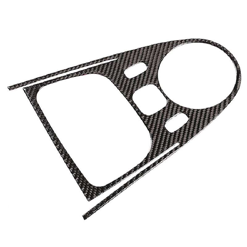 Auto Carbon Fiber Central Gear Shift Panel Control Panel Decal Interior Modification for Smart 453 F