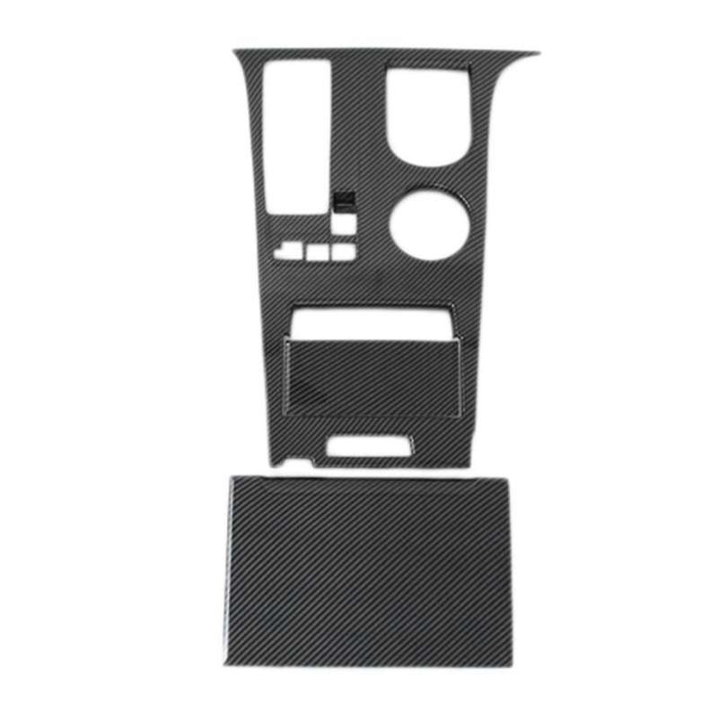 Auto Carbon Fiber Central Gear Shift Panel Control Panel Decal Interior Modification for Sienna 2021