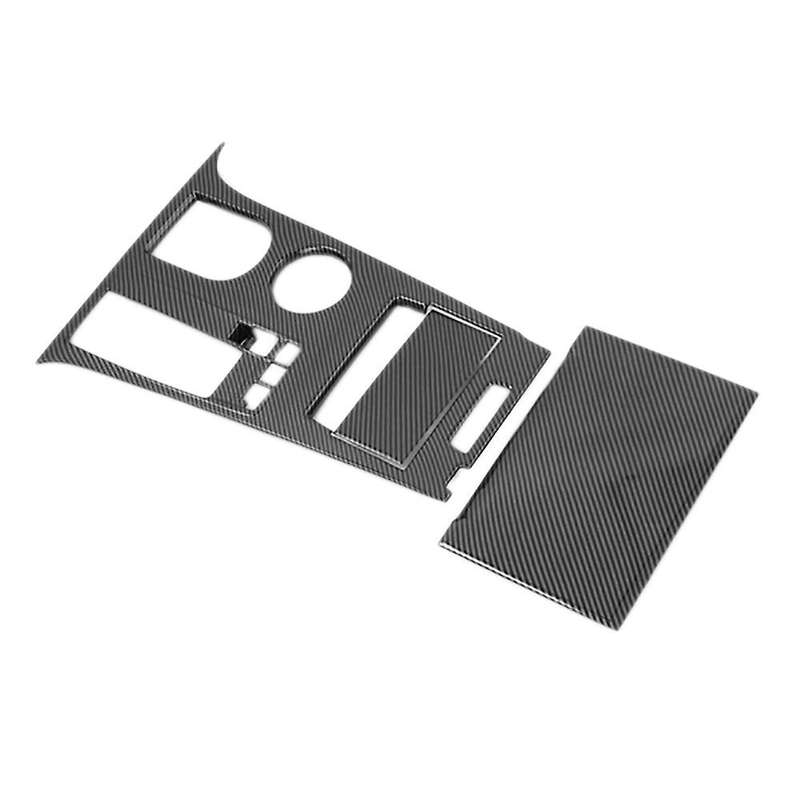 Auto Carbon Fiber Central Gear Shift Panel Control Panel Decal Interior Modification for Sienna 2021