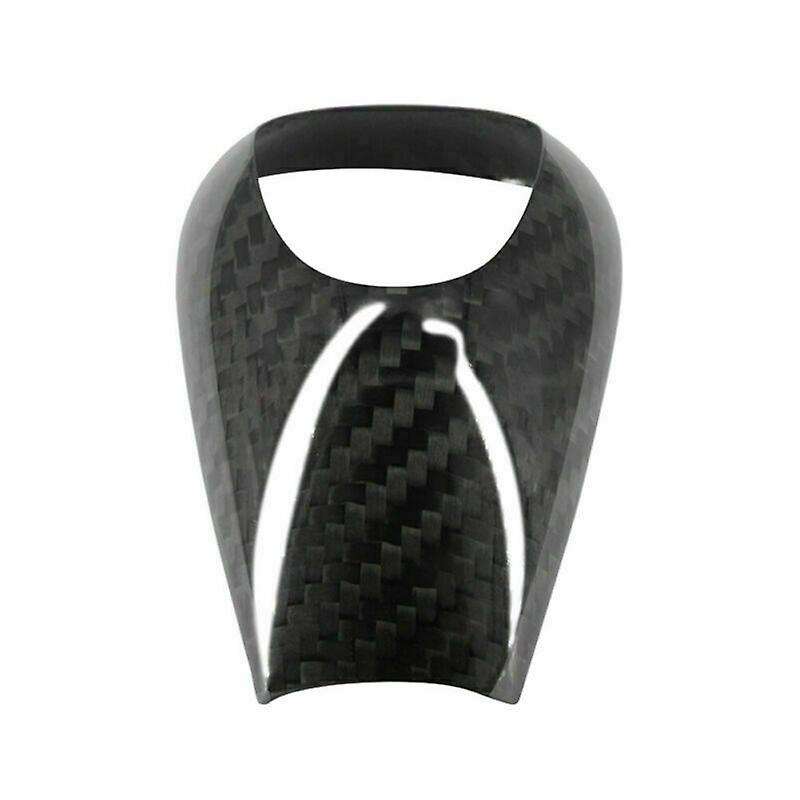 Auto Carbon Fiber Gear Shift Knob Cover Trim for -M Series M3 M5 M6 Car Interior Accessories Black