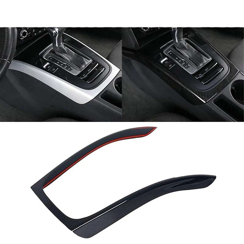 Auto Console Gear Frame Interior Decoration Accessories for 09-16 A4l/a5 S4 S5 Car Modification Carb