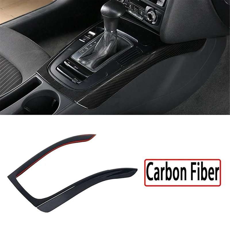 Auto Console Gear Frame Interior Decoration Accessories for 09-16 A4l/a5 S4 S5 Car Modification Carb