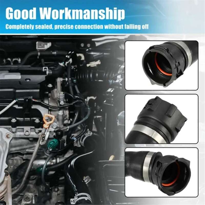 Auto Coolant Hose Radiator Hose Water Tank Connection Water Pipe for 5 Series 6 Series E63 E64 1712