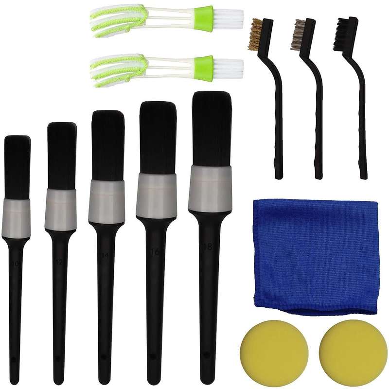 Auto Detailing Brush for Cleaning Wheels,Detail Brush,Cleaning Sponges,Cleaning Towel for Cleaning C