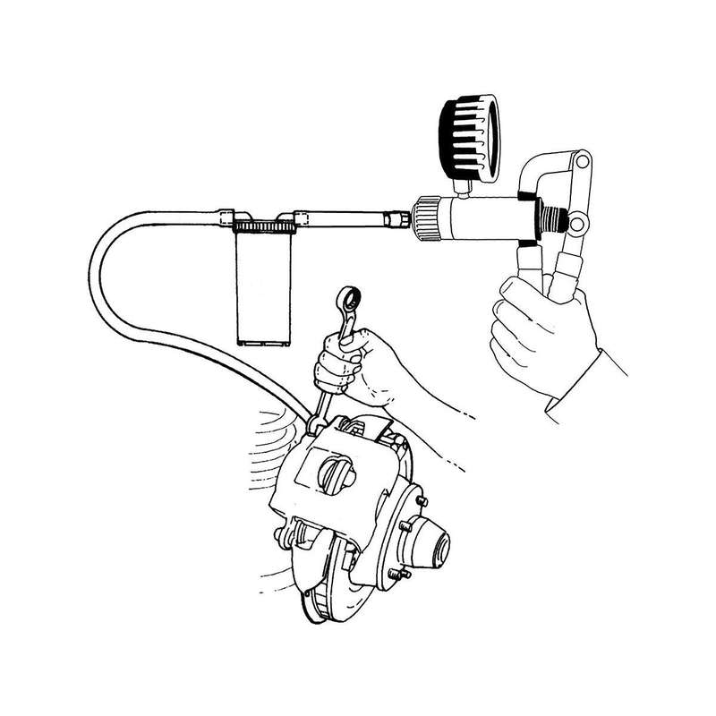 Auto Diagnostic-tool Car Auto Handheld Vacuum Pump Brake Bleeder Adaptor Fluid Reservoir Oil Tester