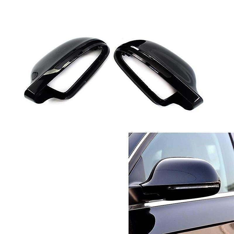 Auto Door Side Mirrors Caps Rearview Mirror Cover for  A4 A4L A5 B8 A3 8P A6 C6 Q3