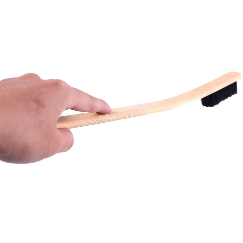 Auto Engine Cleaning Brush Car Rim Wheel Tire Cleaning Multi-function Bamboo Handle Mane Brushes Ca