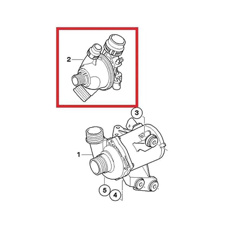Auto Engine Coolant Thermostat for 1 3 5 Series 2.0i E87 E90 E60 116i 318i 520i 2003-2013 1153867151