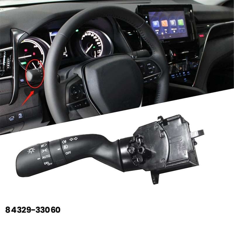 Auto Headlight Closing Handle Turn Signal Switch 84329-33060 for Land Cruiser Alphard 2019-2023