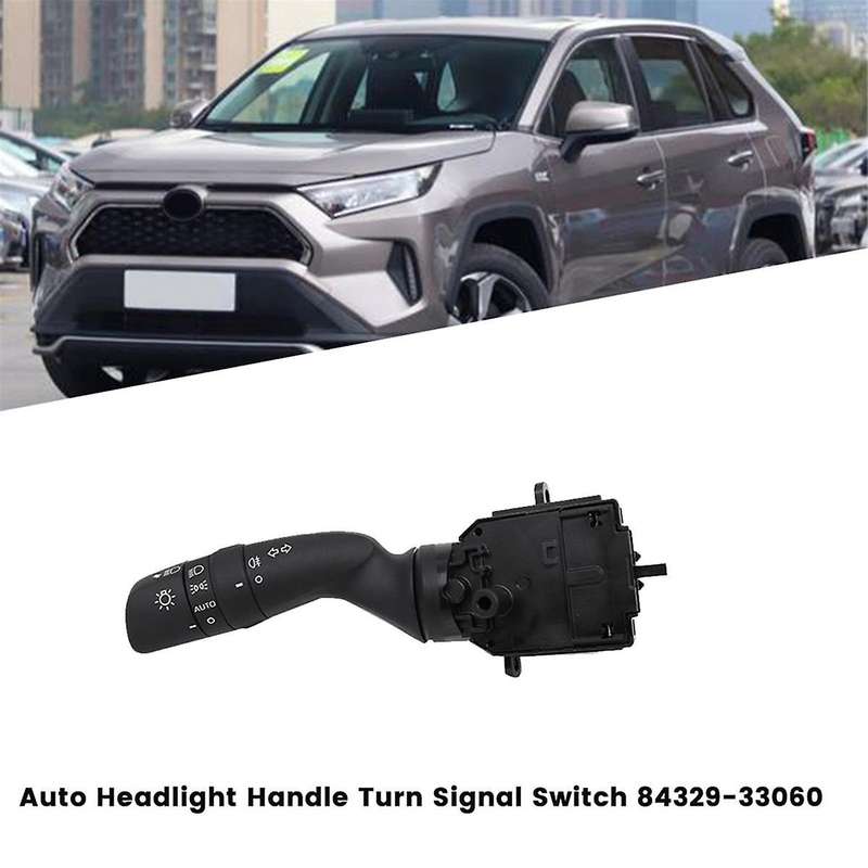 Auto Headlight Closing Handle Turn Signal Switch 84329-33060 for Land Cruiser 2019-2023 8432933060