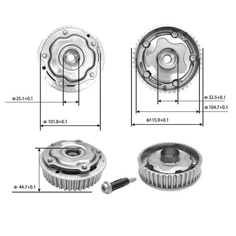Auto Intake & Exhaust Timing Camshaft Cam Gear Timing Gear VVT for Opel 55568386 55567049 55567048