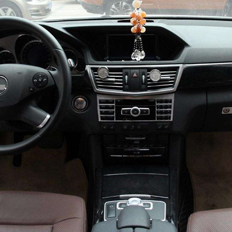 Auto Interior Center Console Button Panel Switch Panel Decorative Cover Trim for W212 E Class 2009-