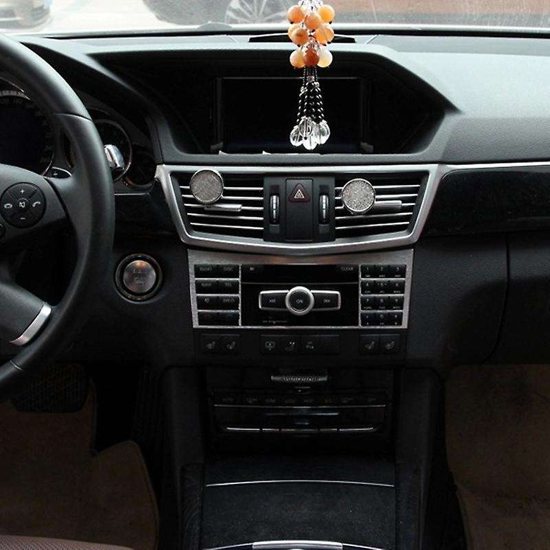 Auto Interior Center Console Button Panel Switch Panel Decorative Cover Trim for W212 E Class 2009-
