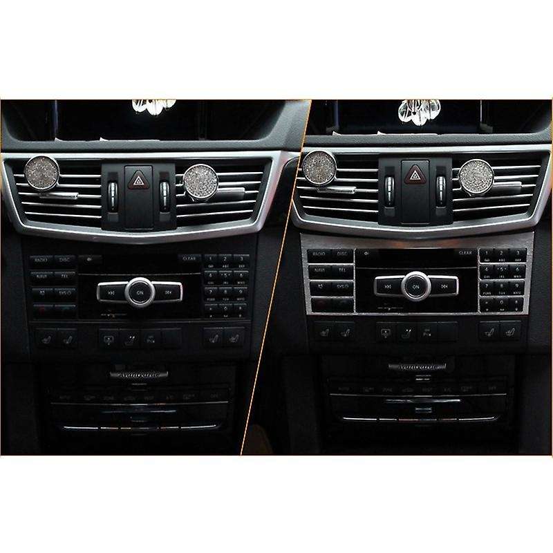 Auto Interior Center Console Button Panel Switch Panel Decorative Cover Trim for W212 E Class 2009-