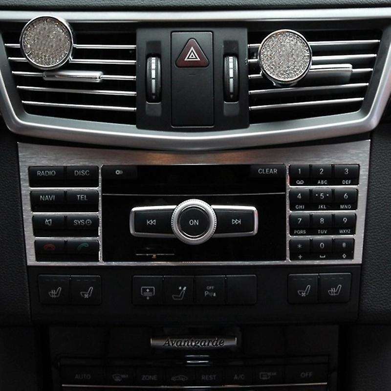 Auto Interior Center Console Button Panel Switch Panel Decorative Cover Trim for W212 E Class 2009-