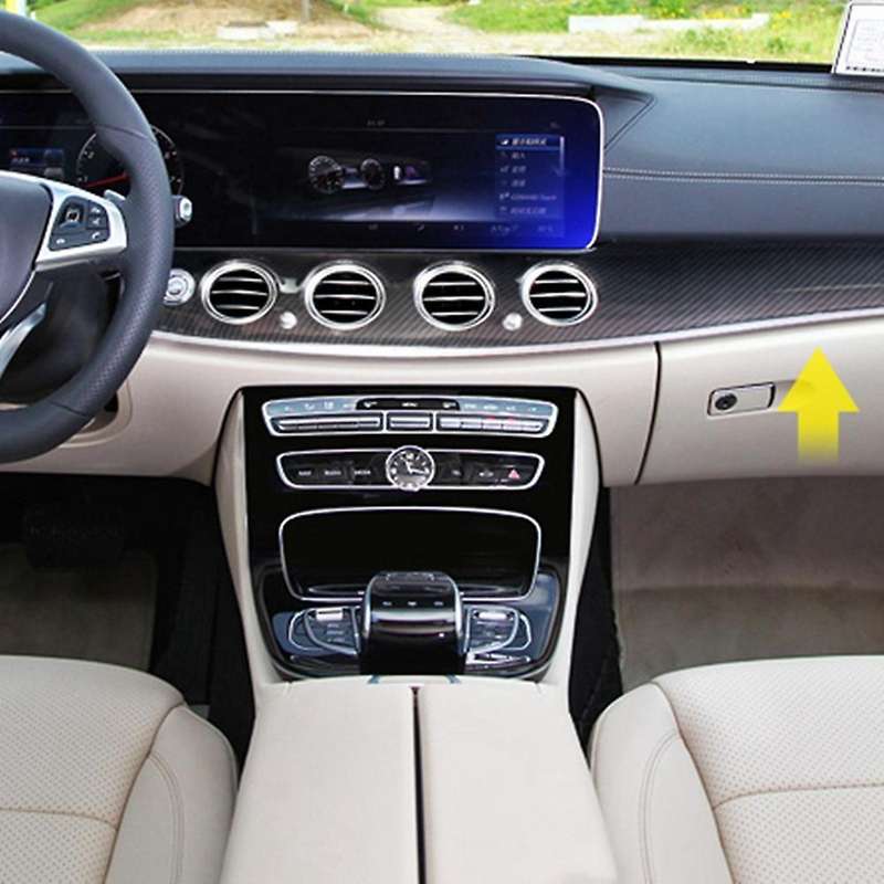 Auto Modified Dashboard Center Control Sticker Decoration for E-Class E300L/200L 320L16-23 Center C