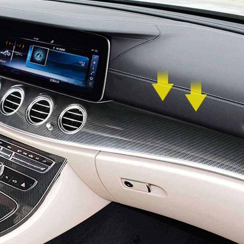 Auto Modified Dashboard Center Control Sticker Decoration for E-class E300l/200l 320l16-23 Center Co