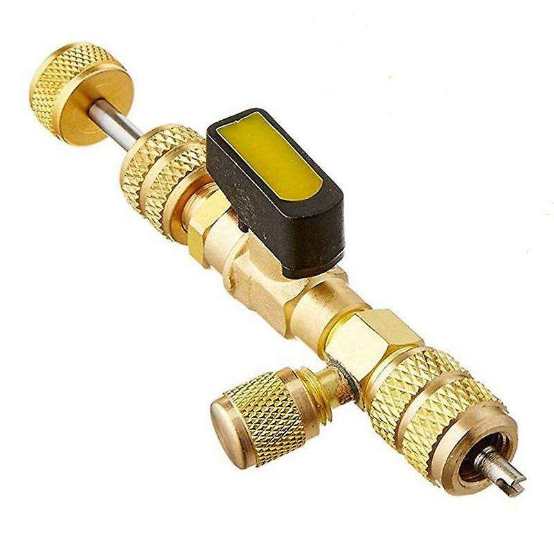 Auto Parts Valve Core Remover Detacher 1X(R410A R22 Valve Core Remover Installer Tool with Dual Size