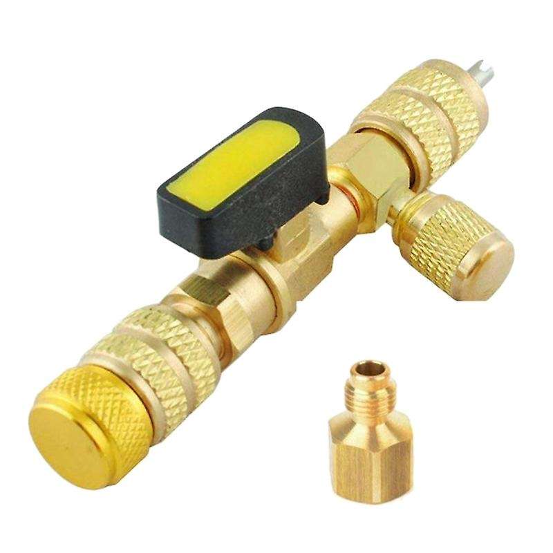 Auto Parts Valve Core Remover Detacher 1X(R410A R22 Valve Core Remover Installer Tool with Dual Size