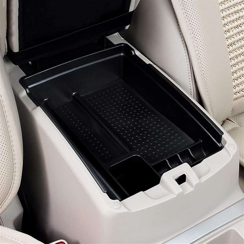 Auto Parts Useful Armrest Secondary Storage Center Console Tray Car Glove Box Organizer for J11 2014