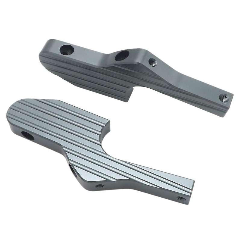 Auto Passenger Foot Peg Extensions Extended Footpegs Pedal Growth for GTS300 200 250 300 Titanium