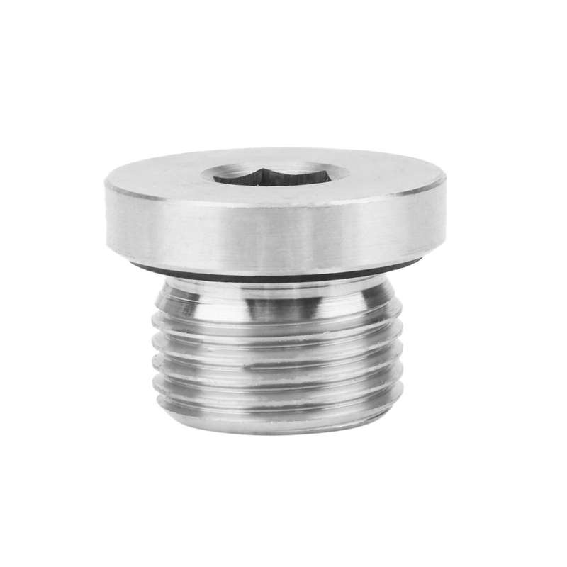 Auto Replacement M18X1.5 O2 Oxygen Sensor Stepped Hex Bolt Bung Plug x 1.5 Oxygen Sensor Fittings S