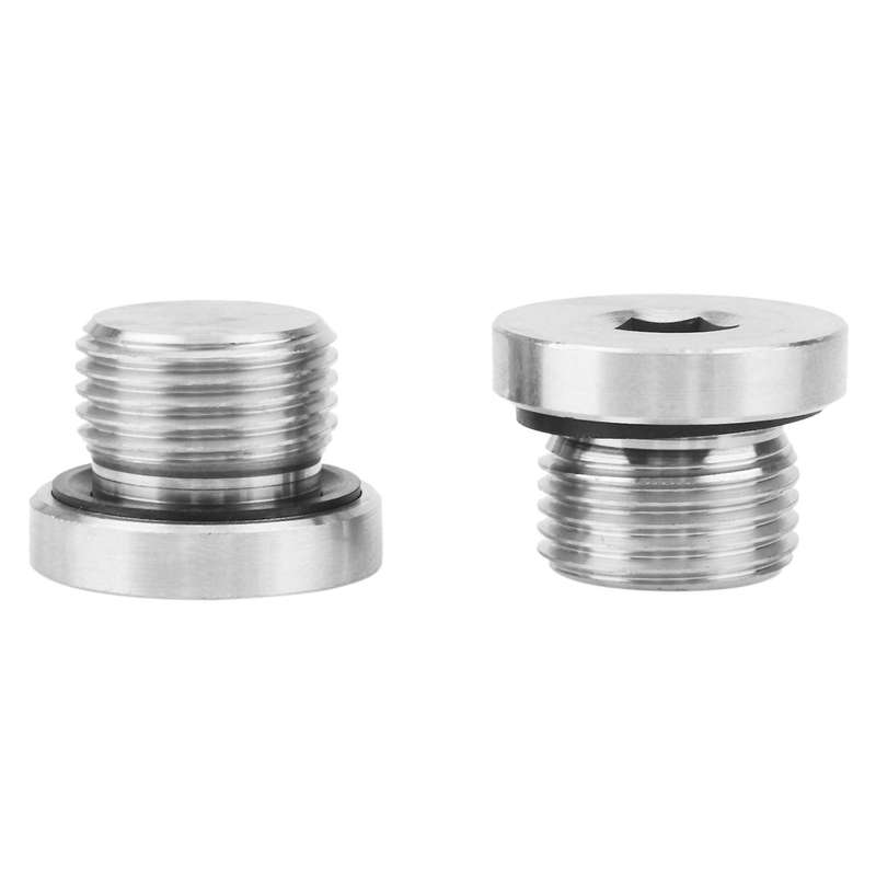 Auto Replacement M18X1.5 O2 Oxygen Sensor Stepped Hex Bolt Bung Plug x 1.5 Oxygen Sensor Fittings S