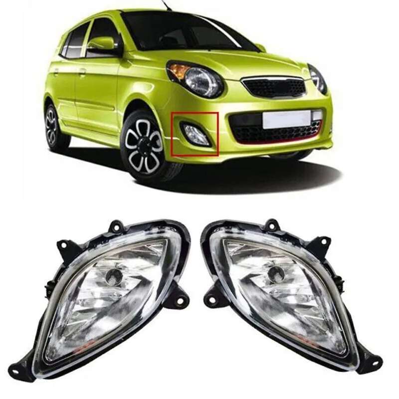 Auto Right Front Bumper Fog Light Driving Light Fog Light Assembly Headlight 9220207700 for Picanto