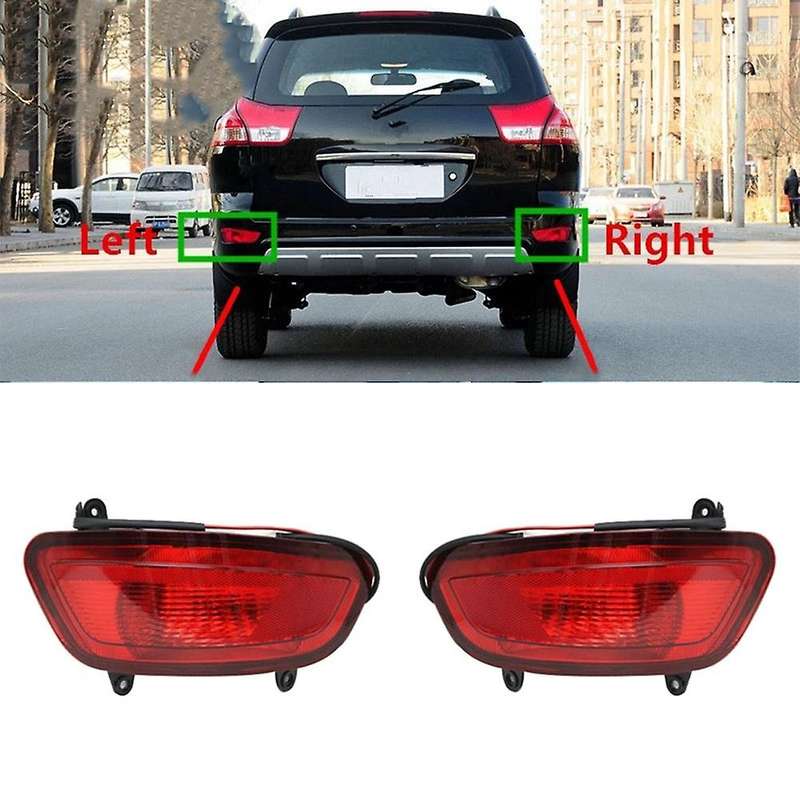 Auto Right Rear Bumper Fog Light Parking Warning Reflector Taillights Brake Lamp for Rein A