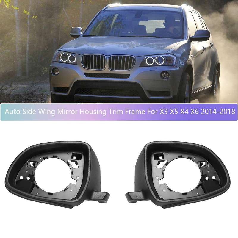 Auto Right Side Wing Mirror Housing Trim Frame for X3 F25 X5 F15 2014-2018 X4 X6 F26 F16 2014-2018 A
