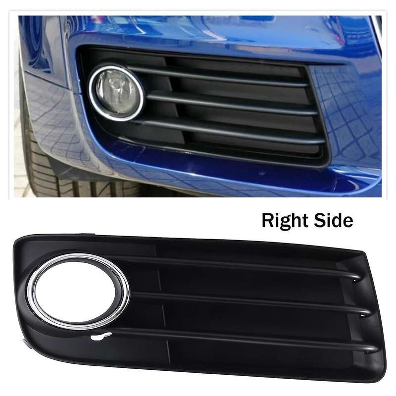 Auto Right Side Front Bumper Fog Light Grille Grill Cover for Tt 2011-2014 8j0807682j