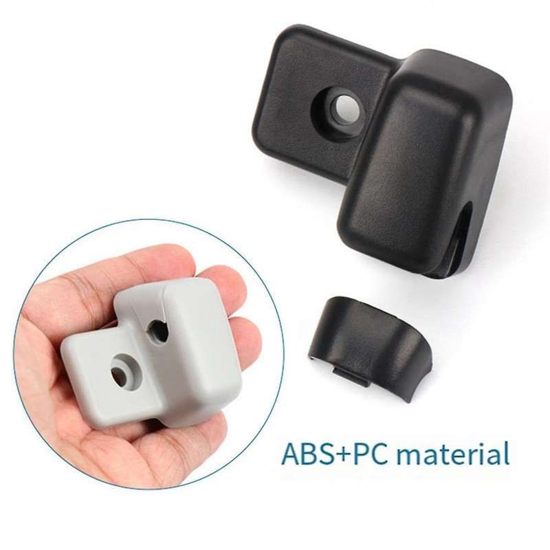 Auto Side Sun Visor Fixing Buckle for Mini R55 R56 R60 Buckle 51169812837 Black Front