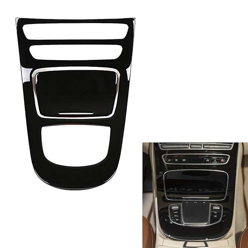 Auto Shiny Black Central Gear Panel Control Panel Decal Interior Modification for E Class W213 E260