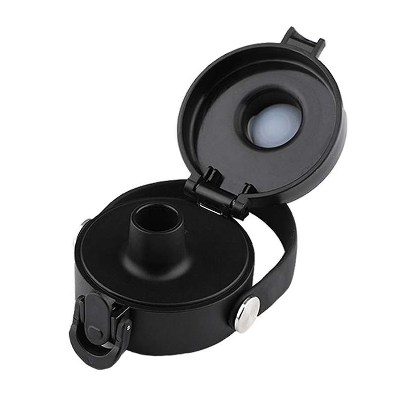 Auto Spout Replacement Lid for Wide Mouth 12/16/18/20/32/40/64 Oz Sport Water Bottles,with Handle,Bu