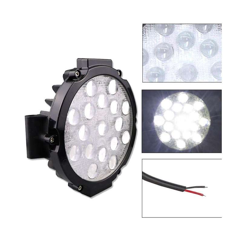 Auto Work Lights Off Road Lights Service Lights Led Lights Spotlights Auto Accessories,red